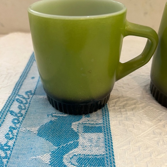 Vintage Anchor Hocking Fire King Ware coffee cups Made in USA  Set of 3 - Picture 2 of 13